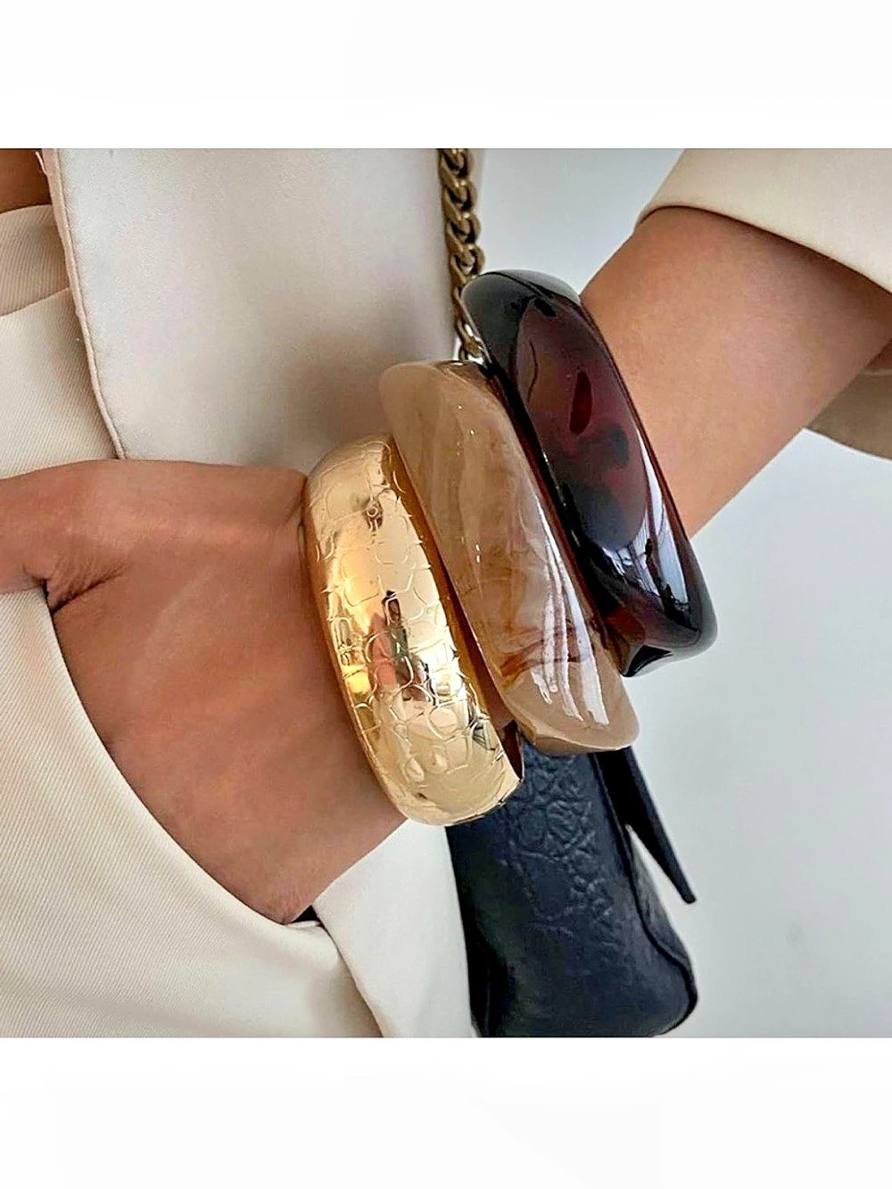 Chic Bangle Trio Set